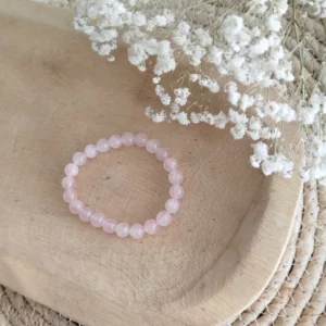 Bracelet Quartz Rose - Pierre Naturel de l'Amour