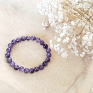 Bracelet en Améthyste Naturelle – Apaisement