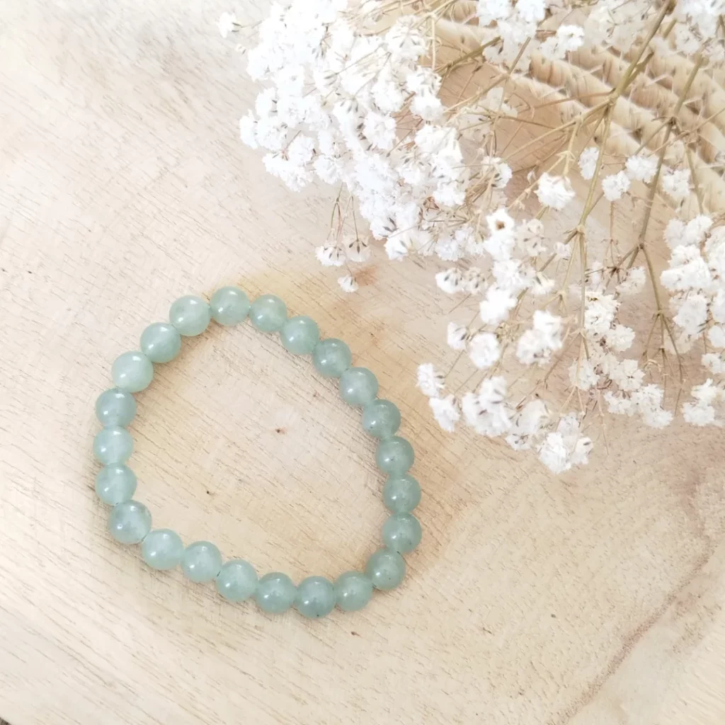 Bracelet Aventurine Naturelle – Pierre de Chance et d’Apaisement