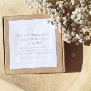 Kit de rechargement en éclats de cristal de roche – Purification