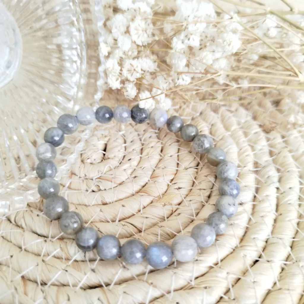 Bracelet Labradorite Naturelle – Protection & Énergie Positive